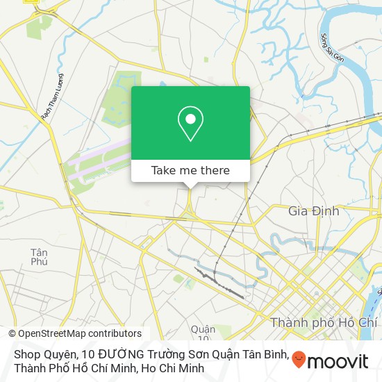 Shop Quyên, 10 ĐƯỜNG Trường Sơn Quận Tân Bình, Thành Phố Hồ Chí Minh map