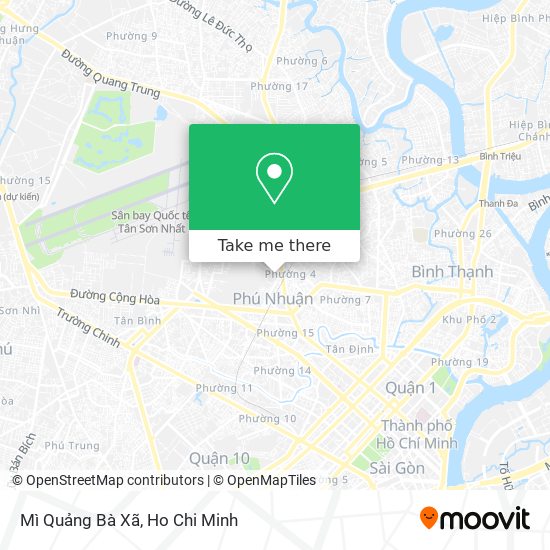 Mì Quảng Bà Xã map