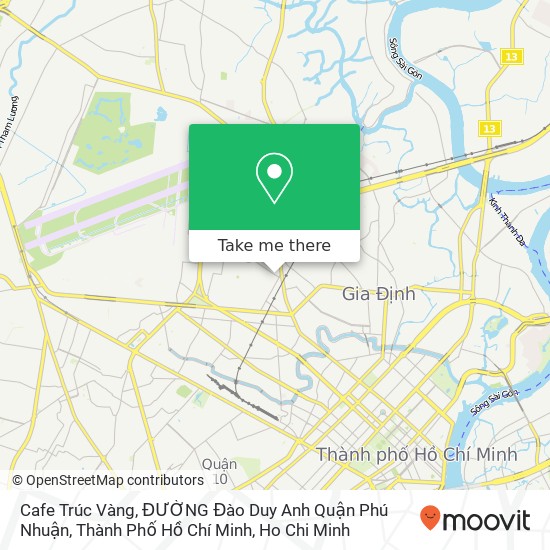 Cafe Trúc Vàng, ĐƯỜNG Đào Duy Anh Quận Phú Nhuận, Thành Phố Hồ Chí Minh map