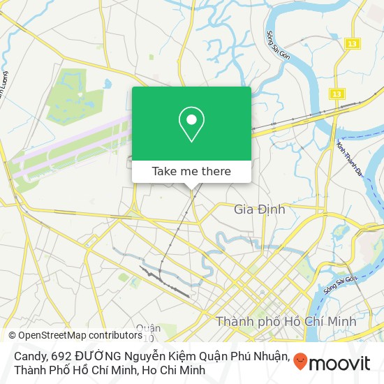 Candy, 692 ĐƯỜNG Nguyễn Kiệm Quận Phú Nhuận, Thành Phố Hồ Chí Minh map