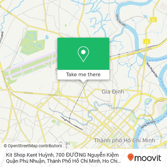 Kit Shop Kent Huỳnh, 700 ĐƯỜNG Nguyễn Kiệm Quận Phú Nhuận, Thành Phố Hồ Chí Minh map