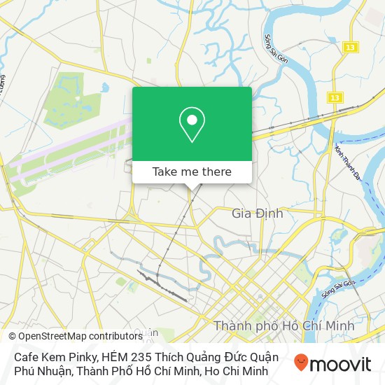 Cafe Kem Pinky, HẺM 235 Thích Quảng Đức Quận Phú Nhuận, Thành Phố Hồ Chí Minh map