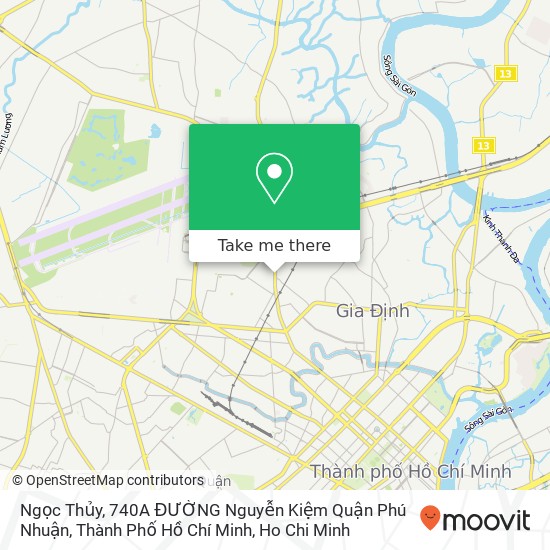 Ngọc Thủy, 740A ĐƯỜNG Nguyễn Kiệm Quận Phú Nhuận, Thành Phố Hồ Chí Minh map