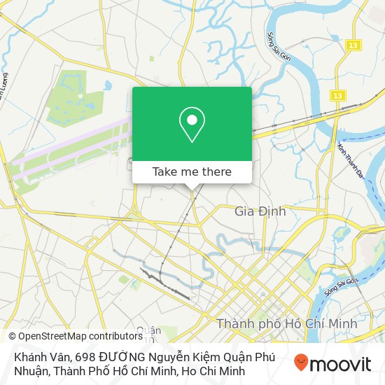 Khánh Vân, 698 ĐƯỜNG Nguyễn Kiệm Quận Phú Nhuận, Thành Phố Hồ Chí Minh map