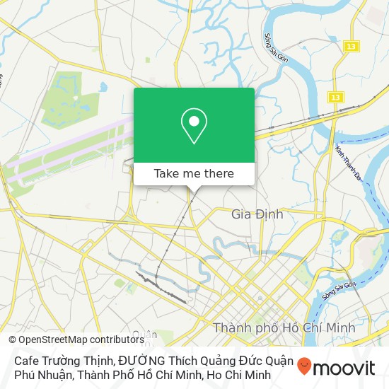 Cafe Trường Thịnh, ĐƯỜNG Thích Quảng Đức Quận Phú Nhuận, Thành Phố Hồ Chí Minh map