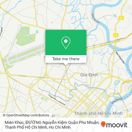 Miên Khúc, ĐƯỜNG Nguyễn Kiệm Quận Phú Nhuận, Thành Phố Hồ Chí Minh map