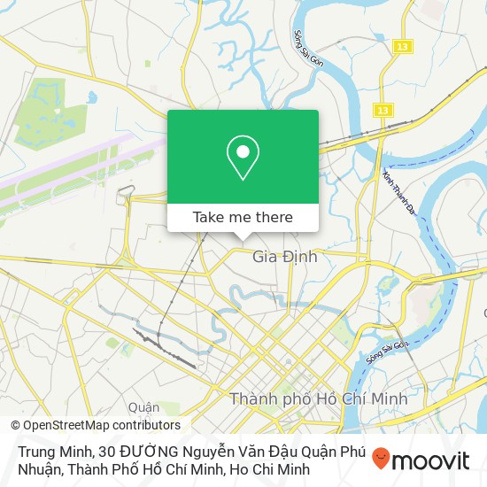 Trung Minh, 30 ĐƯỜNG Nguyễn Văn Đậu Quận Phú Nhuận, Thành Phố Hồ Chí Minh map