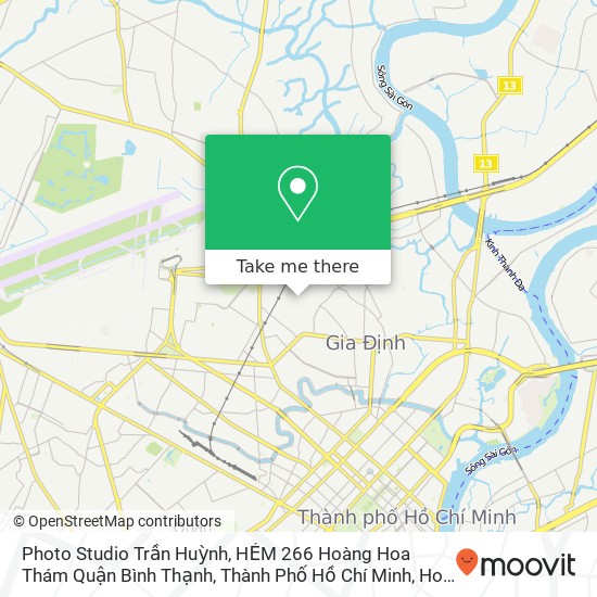 Photo Studio Trần Huỳnh, HẺM 266 Hoàng Hoa Thám Quận Bình Thạnh, Thành Phố Hồ Chí Minh map