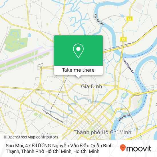 Sao Mai, 47 ĐƯỜNG Nguyễn Văn Đậu Quận Bình Thạnh, Thành Phố Hồ Chí Minh map