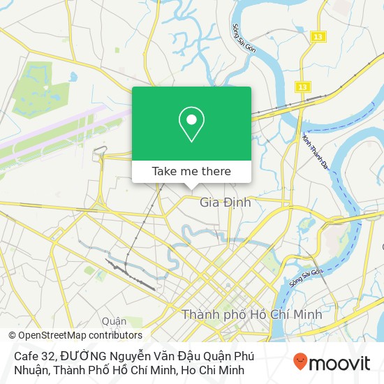 Cafe 32, ĐƯỜNG Nguyễn Văn Đậu Quận Phú Nhuận, Thành Phố Hồ Chí Minh map