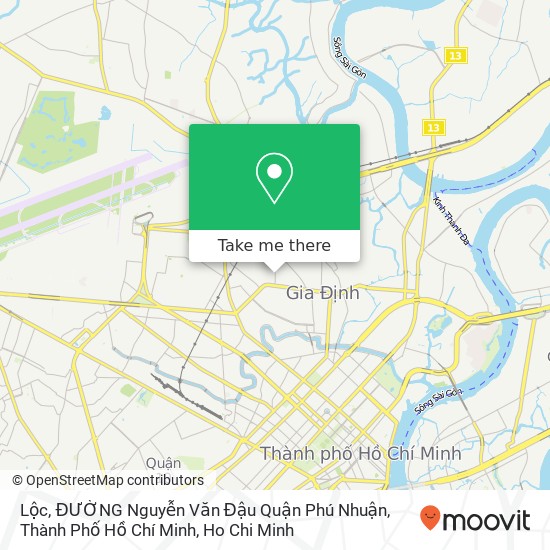 Lộc, ĐƯỜNG Nguyễn Văn Đậu Quận Phú Nhuận, Thành Phố Hồ Chí Minh map