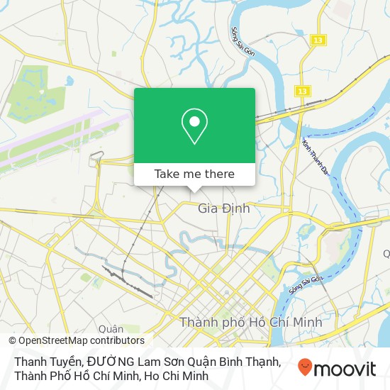 Thanh Tuyền, ĐƯỜNG Lam Sơn Quận Bình Thạnh, Thành Phố Hồ Chí Minh map