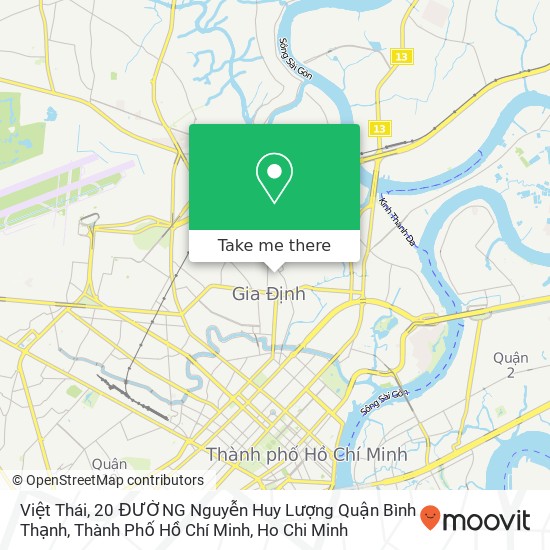 Việt Thái, 20 ĐƯỜNG Nguyễn Huy Lượng Quận Bình Thạnh, Thành Phố Hồ Chí Minh map