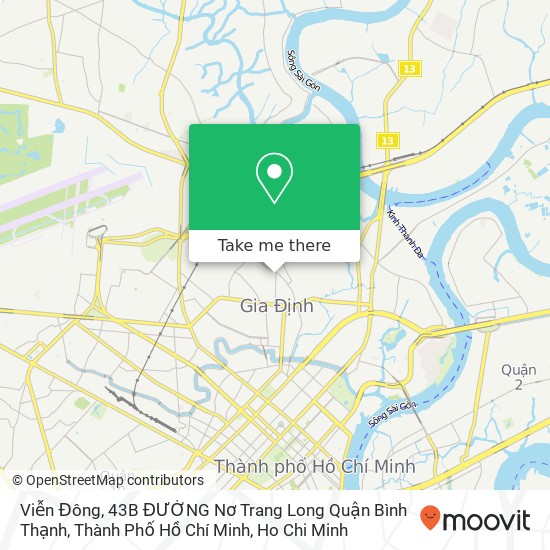 Viễn Đông, 43B ĐƯỜNG Nơ Trang Long Quận Bình Thạnh, Thành Phố Hồ Chí Minh map