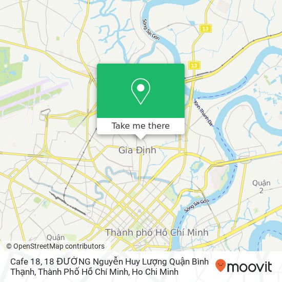 Cafe 18, 18 ĐƯỜNG Nguyễn Huy Lượng Quận Bình Thạnh, Thành Phố Hồ Chí Minh map