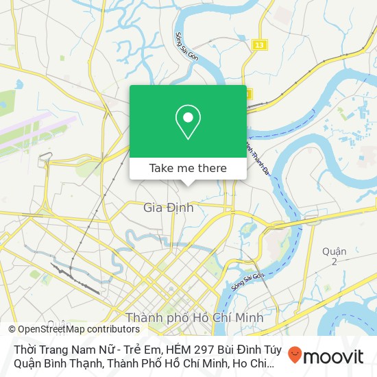 Thời Trang Nam Nữ - Trẻ Em, HẺM 297 Bùi Đình Túy Quận Bình Thạnh, Thành Phố Hồ Chí Minh map
