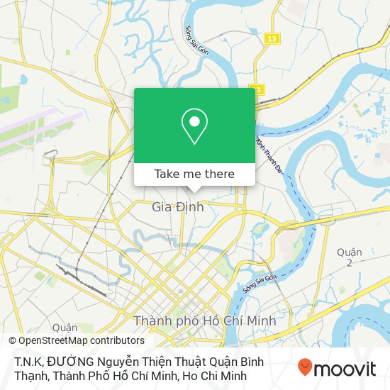 T.N.K, ĐƯỜNG Nguyễn Thiện Thuật Quận Bình Thạnh, Thành Phố Hồ Chí Minh map