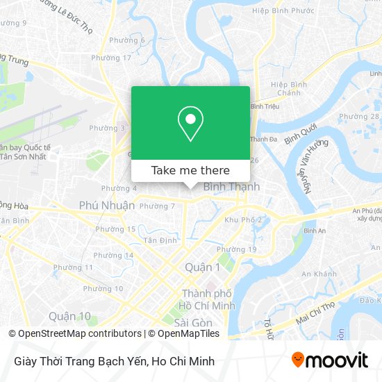 Giày Thời Trang Bạch Yến map