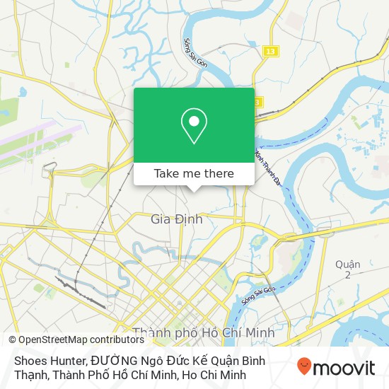 Shoes Hunter, ĐƯỜNG Ngô Đức Kế Quận Bình Thạnh, Thành Phố Hồ Chí Minh map