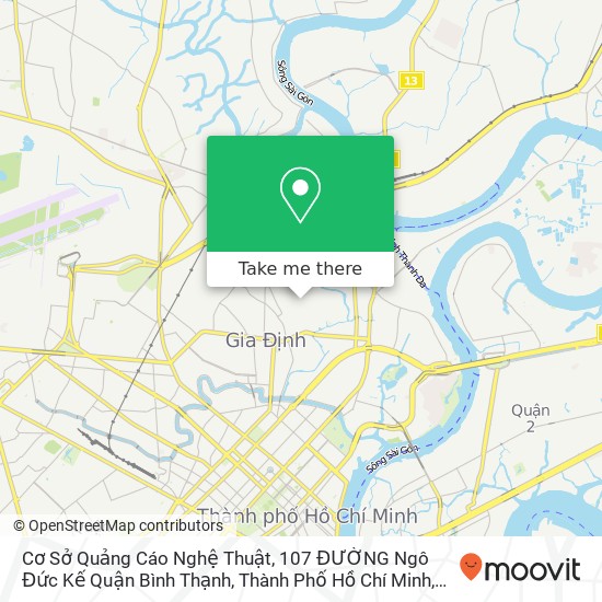 Cơ Sở Quảng Cáo Nghệ Thuật, 107 ĐƯỜNG Ngô Đức Kế Quận Bình Thạnh, Thành Phố Hồ Chí Minh map