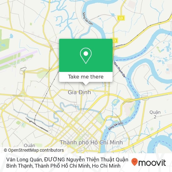 Vân Long Quán, ĐƯỜNG Nguyễn Thiện Thuật Quận Bình Thạnh, Thành Phố Hồ Chí Minh map