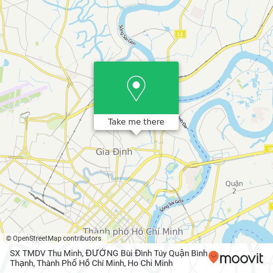 SX TMDV Thu Minh, ĐƯỜNG Bùi Đình Túy Quận Bình Thạnh, Thành Phố Hồ Chí Minh map