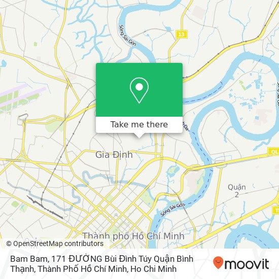 Bam Bam, 171 ĐƯỜNG Bùi Đình Túy Quận Bình Thạnh, Thành Phố Hồ Chí Minh map