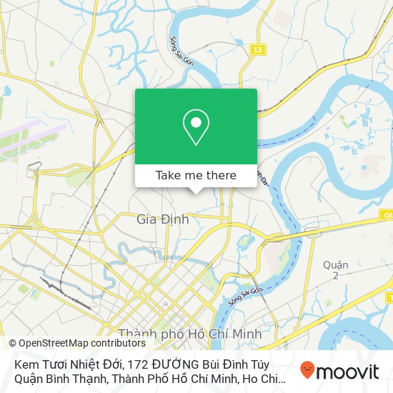 Kem Tươi Nhiệt Đới, 172 ĐƯỜNG Bùi Đình Túy Quận Bình Thạnh, Thành Phố Hồ Chí Minh map