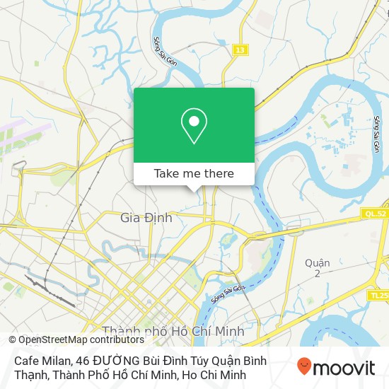 Cafe Milan, 46 ĐƯỜNG Bùi Đình Túy Quận Bình Thạnh, Thành Phố Hồ Chí Minh map