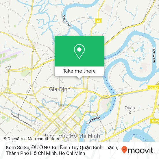 Kem Su Su, ĐƯỜNG Bùi Đình Túy Quận Bình Thạnh, Thành Phố Hồ Chí Minh map