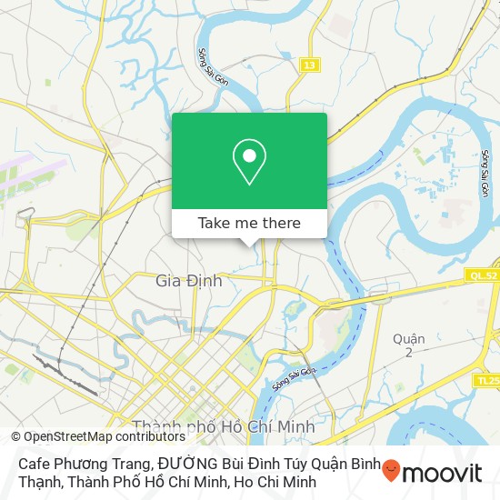 Cafe Phương Trang, ĐƯỜNG Bùi Đình Túy Quận Bình Thạnh, Thành Phố Hồ Chí Minh map