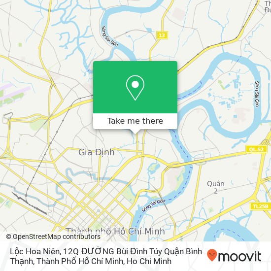 Lộc Hoa Niên, 12Q ĐƯỜNG Bùi Đình Túy Quận Bình Thạnh, Thành Phố Hồ Chí Minh map