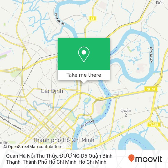 Quán Hà Nội Thu Thủy, ĐƯỜNG D5 Quận Bình Thạnh, Thành Phố Hồ Chí Minh map
