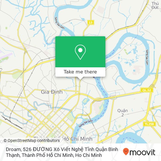 Droam, 526 ĐƯỜNG Xô Viết Nghệ Tĩnh Quận Bình Thạnh, Thành Phố Hồ Chí Minh map