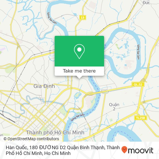 Hàn Quốc, 180 ĐƯỜNG D2 Quận Bình Thạnh, Thành Phố Hồ Chí Minh map