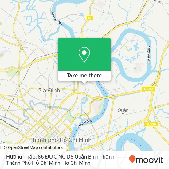 Hương Thảo, 86 ĐƯỜNG D5 Quận Bình Thạnh, Thành Phố Hồ Chí Minh map