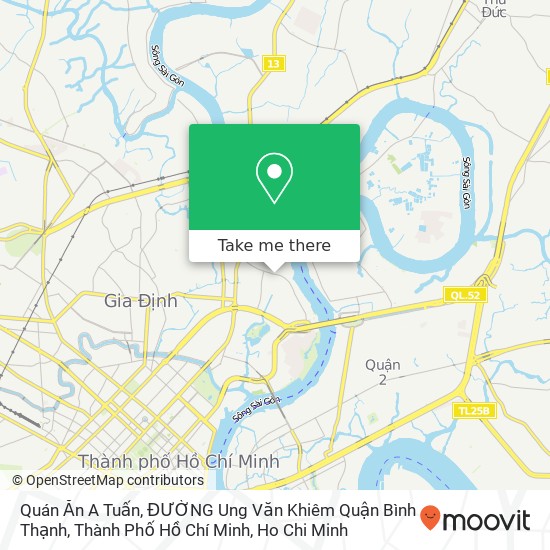 Quán Ăn A Tuấn, ĐƯỜNG Ung Văn Khiêm Quận Bình Thạnh, Thành Phố Hồ Chí Minh map
