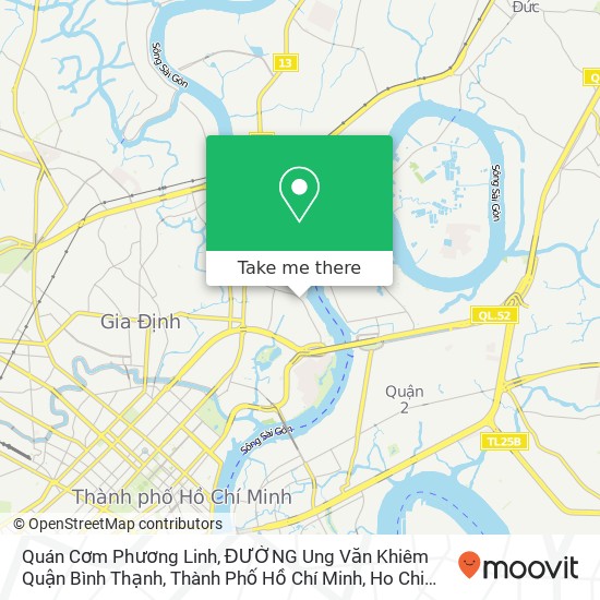Quán Cơm Phương Linh, ĐƯỜNG Ung Văn Khiêm Quận Bình Thạnh, Thành Phố Hồ Chí Minh map