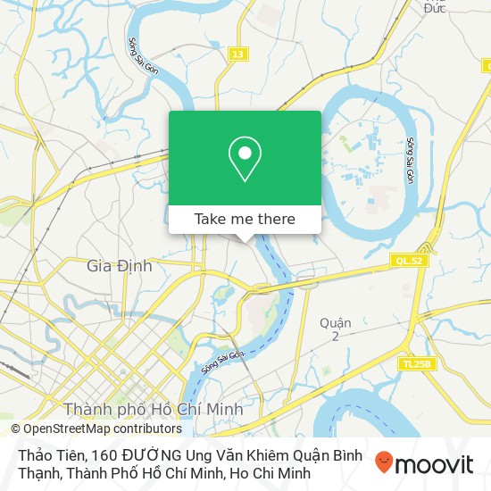 Thảo Tiên, 160 ĐƯỜNG Ung Văn Khiêm Quận Bình Thạnh, Thành Phố Hồ Chí Minh map