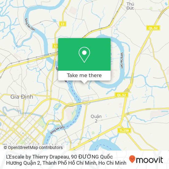L'Escale by Thierry Drapeau, 90 ĐƯỜNG Quốc Hương Quận 2, Thành Phố Hồ Chí Minh map