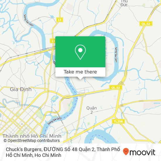 Chuck's Burgers, ĐƯỜNG Số 48 Quận 2, Thành Phố Hồ Chí Minh map