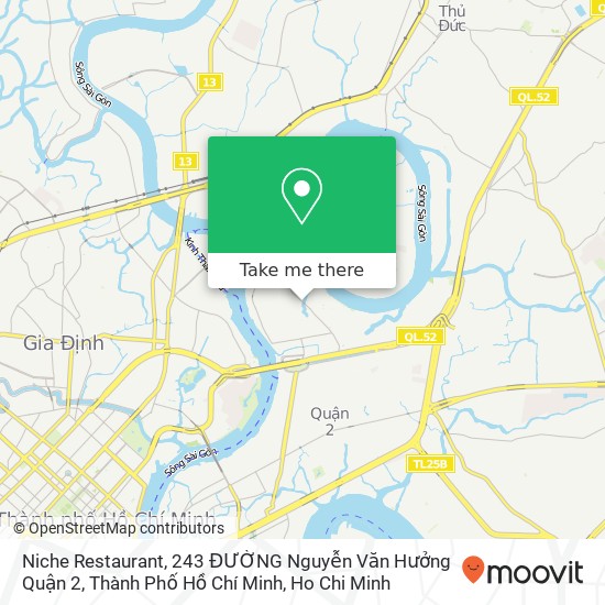 Niche Restaurant, 243 ĐƯỜNG Nguyễn Văn Hưởng Quận 2, Thành Phố Hồ Chí Minh map