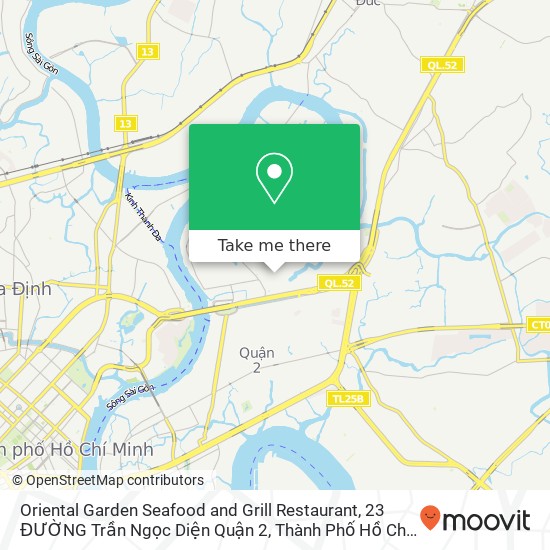 Oriental Garden Seafood and Grill Restaurant, 23 ĐƯỜNG Trần Ngọc Diện Quận 2, Thành Phố Hồ Chí Minh map