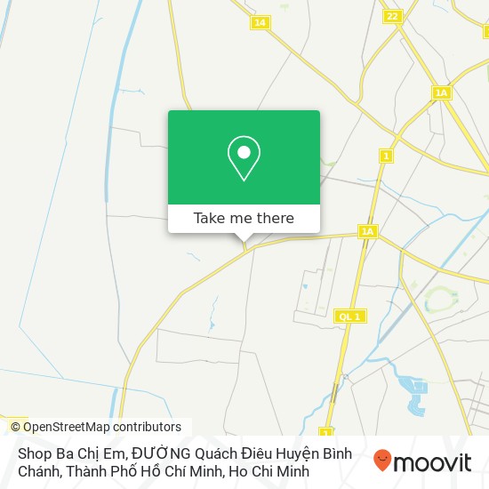 Shop Ba Chị Em, ĐƯỜNG Quách Điêu Huyện Bình Chánh, Thành Phố Hồ Chí Minh map