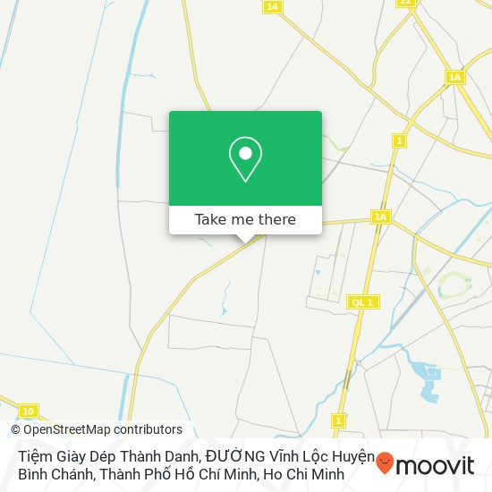 Tiệm Giày Dép Thành Danh, ĐƯỜNG Vĩnh Lộc Huyện Bình Chánh, Thành Phố Hồ Chí Minh map