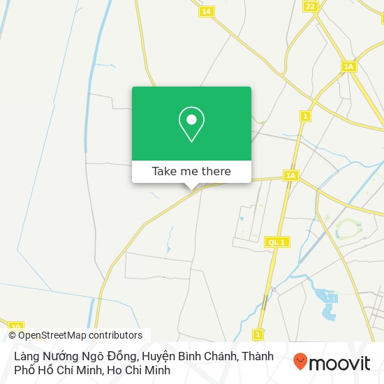 Làng Nướng Ngô Đồng, Huyện Bình Chánh, Thành Phố Hồ Chí Minh map
