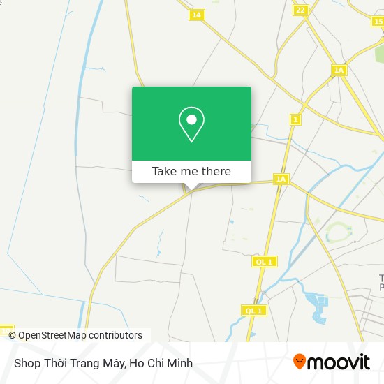 Shop Thời Trang Mây map