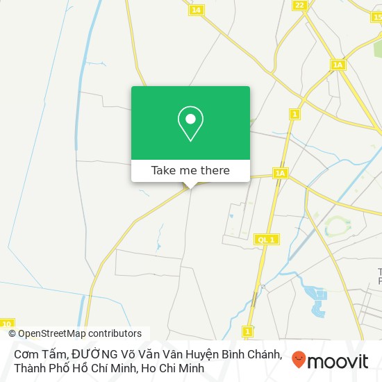 Cơm Tấm, ĐƯỜNG Võ Văn Vân Huyện Bình Chánh, Thành Phố Hồ Chí Minh map