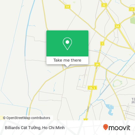 Billiards Cát Tường map