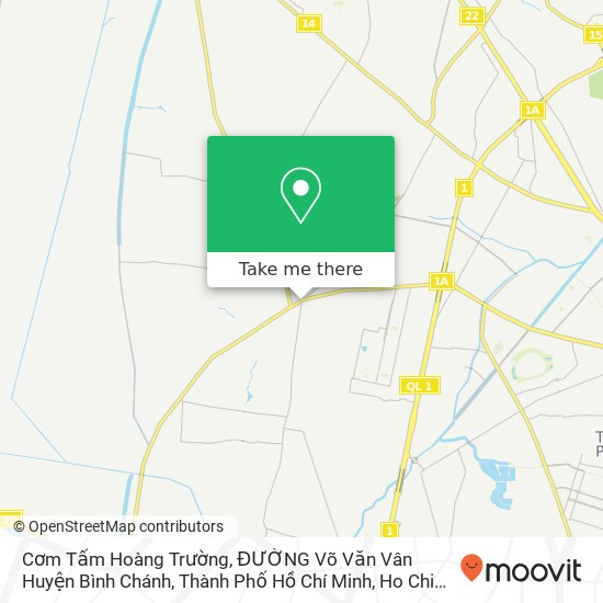 Cơm Tấm Hoàng Trường, ĐƯỜNG Võ Văn Vân Huyện Bình Chánh, Thành Phố Hồ Chí Minh map